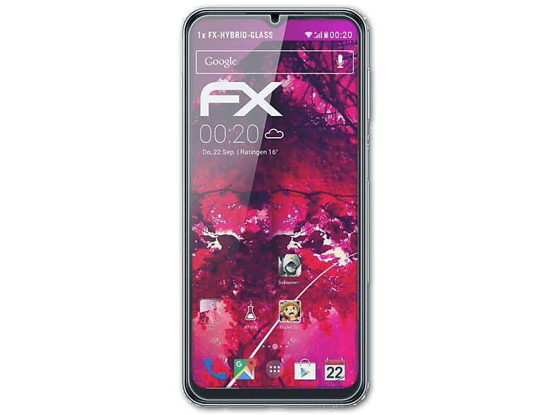 ATFOLIX FX-Hybrid-Glass Schutzglas(für Samsung Galaxy M23 5G)