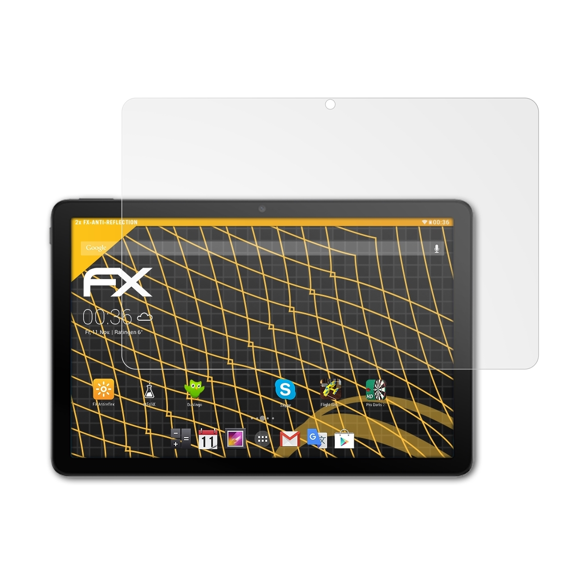 ATFOLIX 2x FX-Antireflex Displayschutz(für TCL 5G) 10 Tab