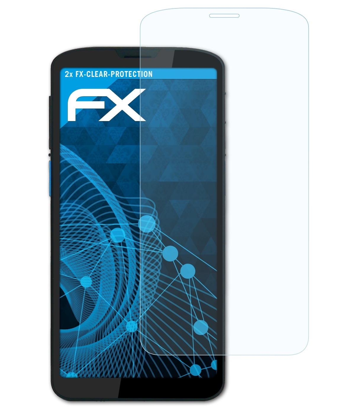 ATFOLIX 2x EA630) Displayschutz(für FX-Clear Unitech