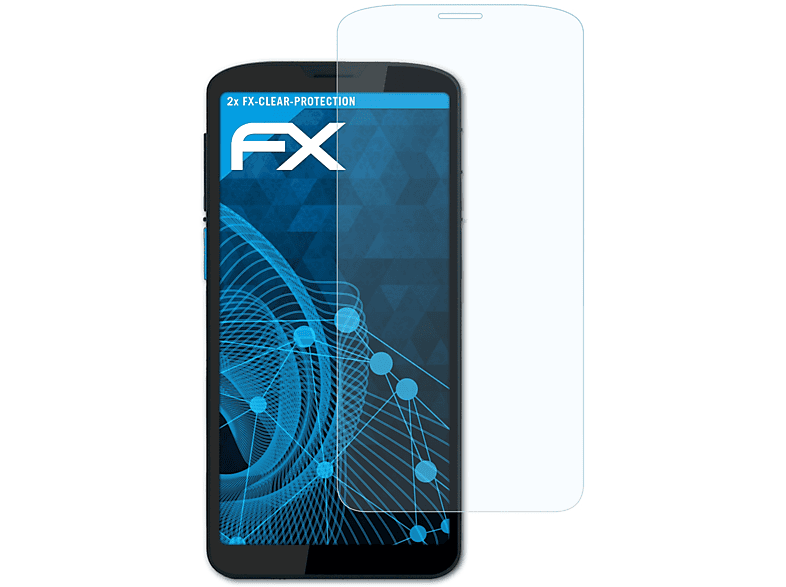 ATFOLIX 2x FX-Clear Displayschutz(für Unitech EA630)