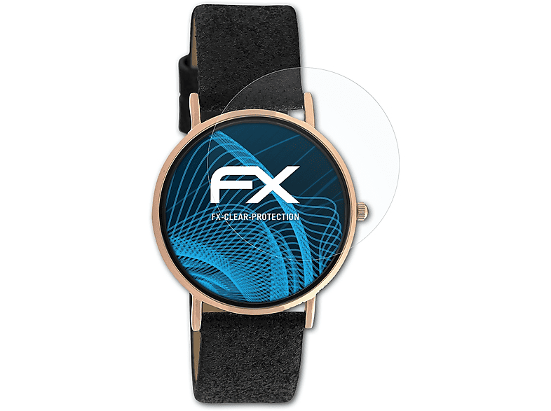 ATFOLIX 3x FX-Clear Displayschutz(für oozoo Vintage (32mm))
