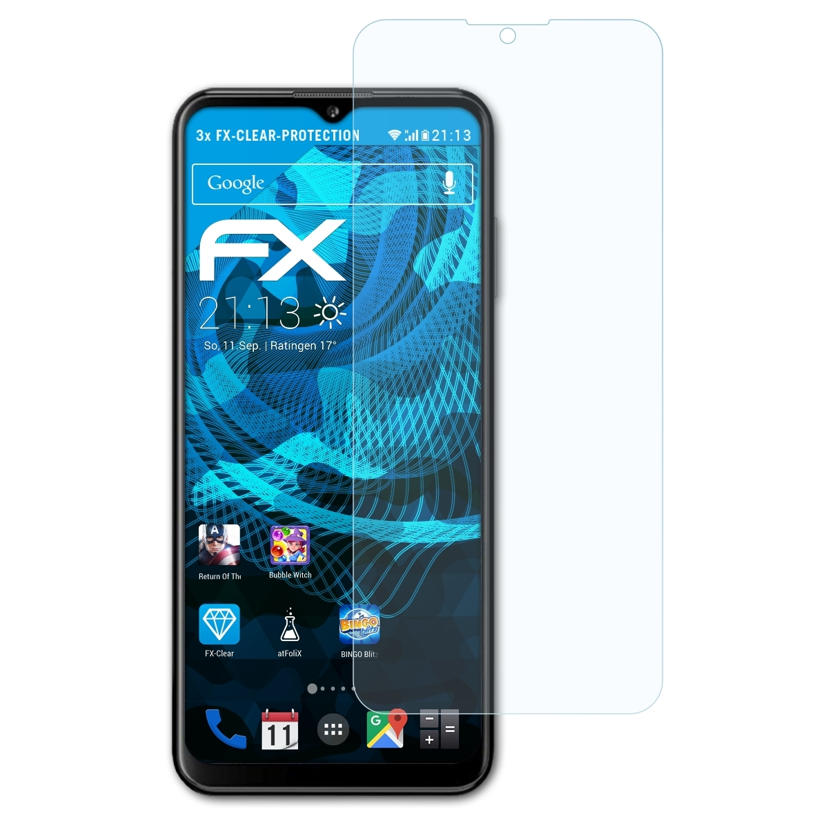 Nokia 5G) ATFOLIX G60 Displayschutz(für FX-Clear 3x