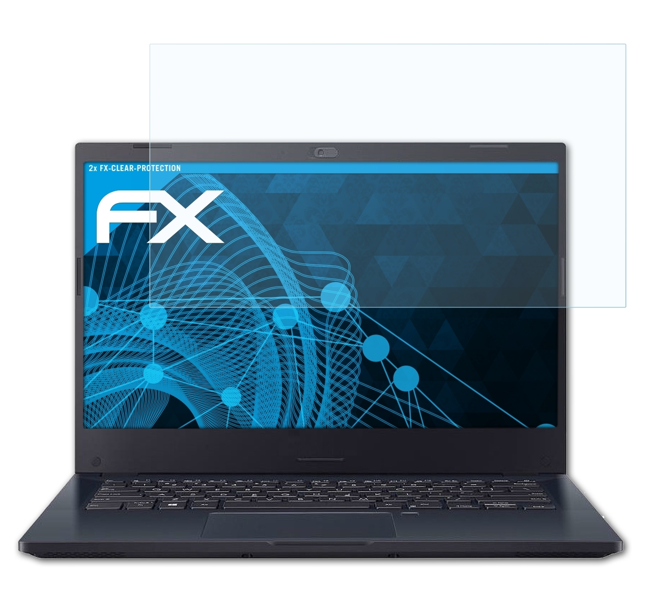 ExpertBook 2x FX-Clear (P2451FA)) Displayschutz(für ATFOLIX Asus