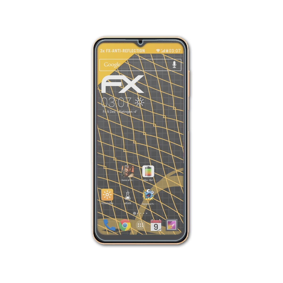 ATFOLIX 3x Samsung A13) Displayschutz(für FX-Antireflex Galaxy
