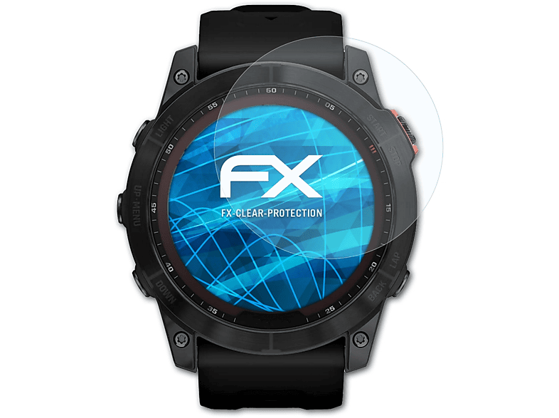 ATFOLIX Displayschutz(für 3x 7X Fenix Garmin FX-Clear (51mm))