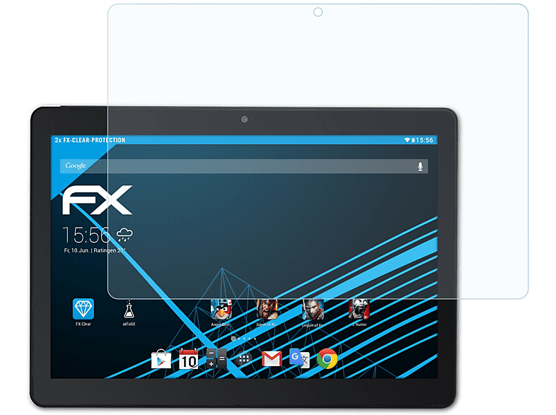 ATFOLIX 2x FX-Clear Acepad Displayschutz(für A145)