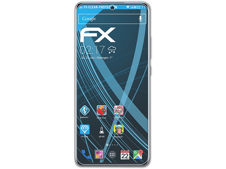 3x FX-Clear ATFOLIX Displayschutz(für 12) Xiaomi