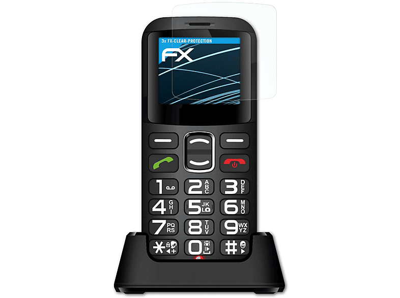 ATFOLIX 3x FX-Clear Displayschutz(für Sencor Element P012S) | Displayschutzfolien & Gläser