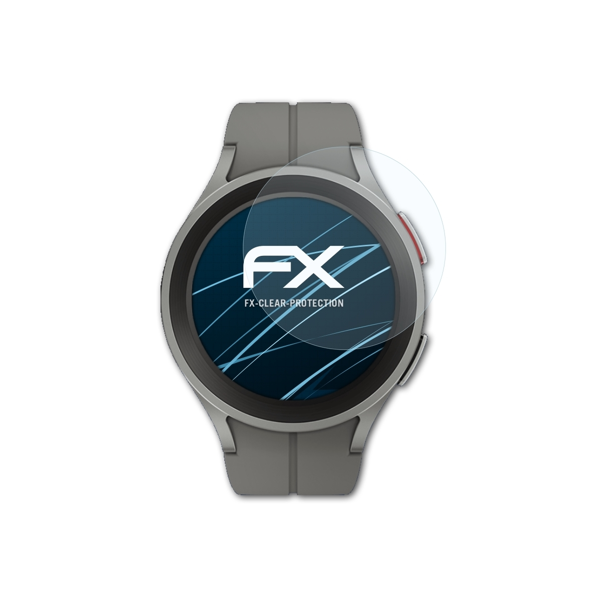ATFOLIX 3x (45mm)) FX-Clear Samsung Watch5 Pro Galaxy Displayschutz(für