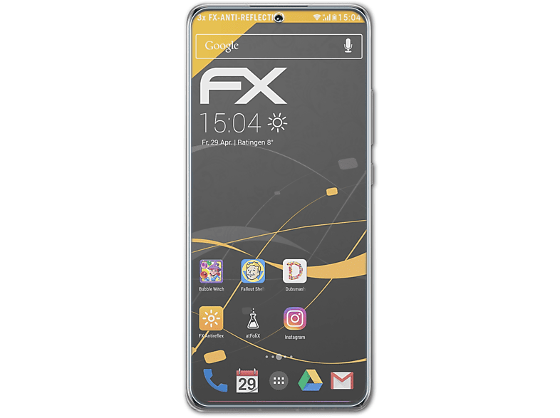 ATFOLIX 3x FX-Antireflex Displayschutz(für Xiaomi 12 Pro)