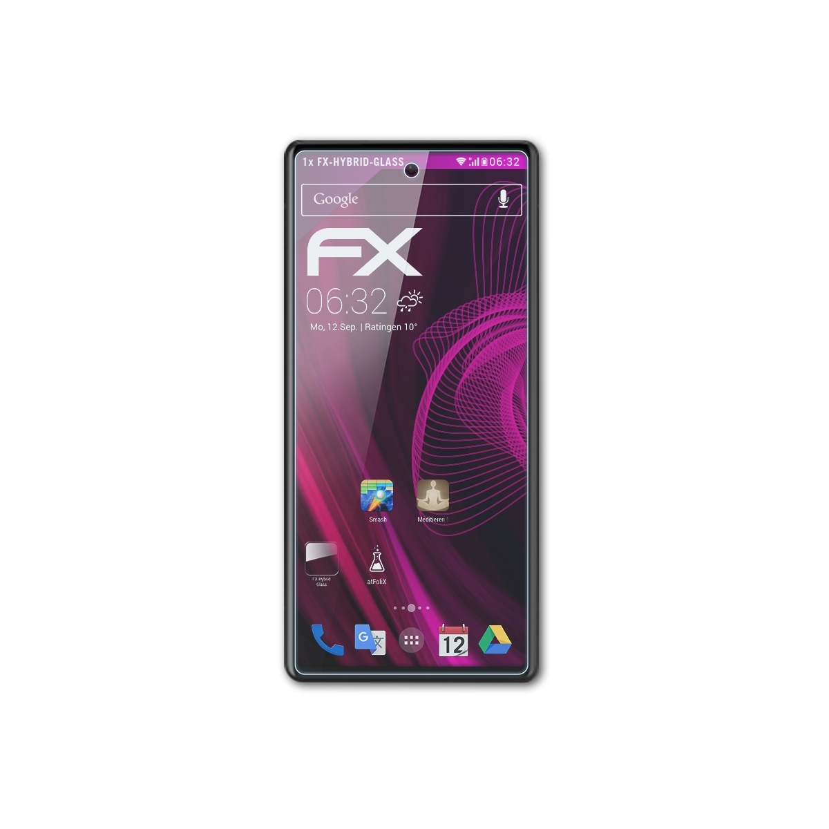 6a) Pixel ATFOLIX FX-Hybrid-Glass Schutzglas(für Google
