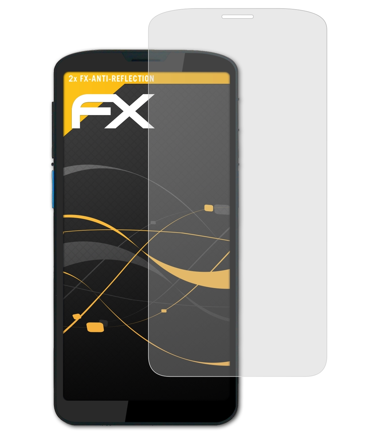 Displayschutz(für FX-Antireflex ATFOLIX Unitech 2x EA630)