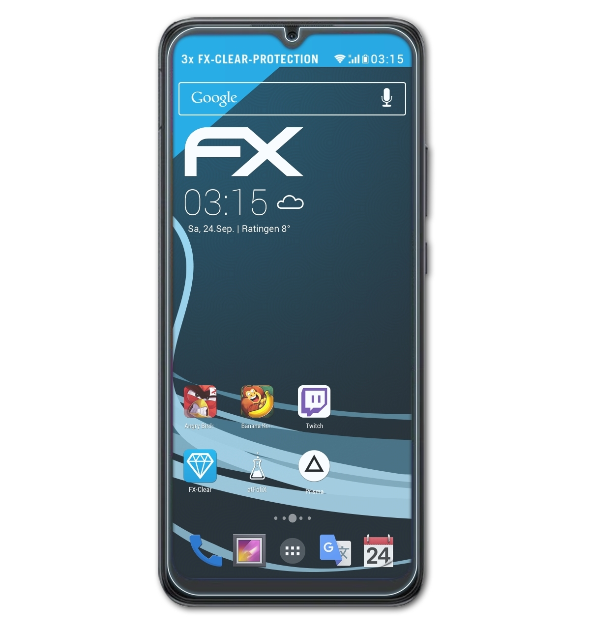 3x Displayschutz(für Redmi Xiaomi 10C) FX-Clear ATFOLIX