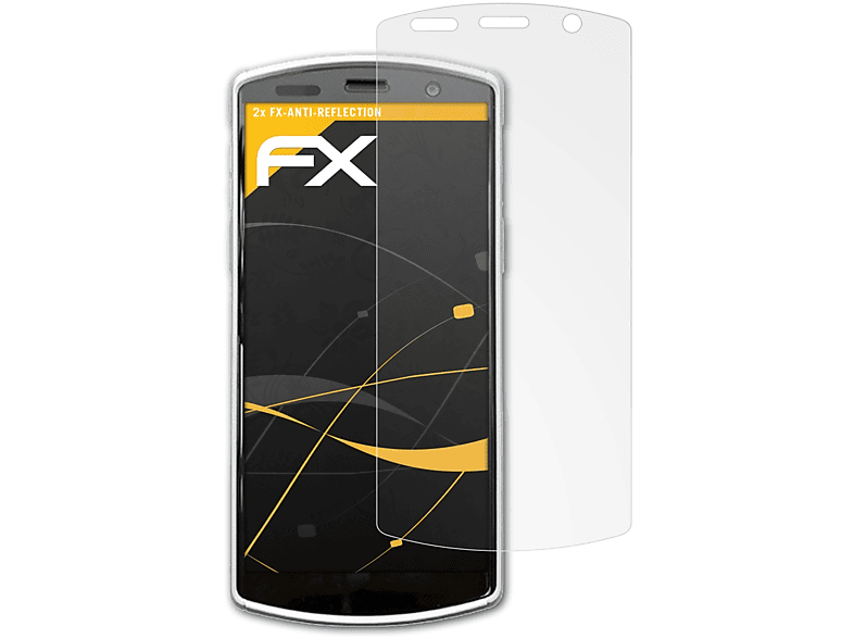 ATFOLIX 2x FX-Antireflex Displayschutz(für Unitech EA510HC) | Schutzfolien & Schutzgläser
