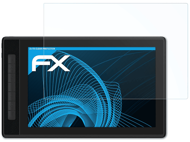 ATFOLIX 2x FX-Clear Displayschutz(für Huion Kamvas Pro 13 (GT1302))