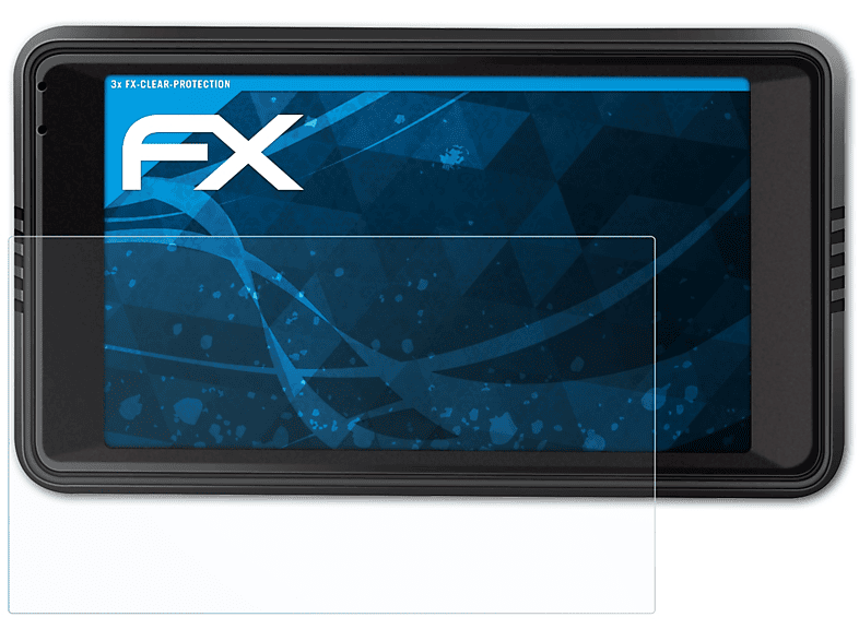 ATFOLIX 3x FX-Clear Displayschutz(für Sencor SCR 4400)