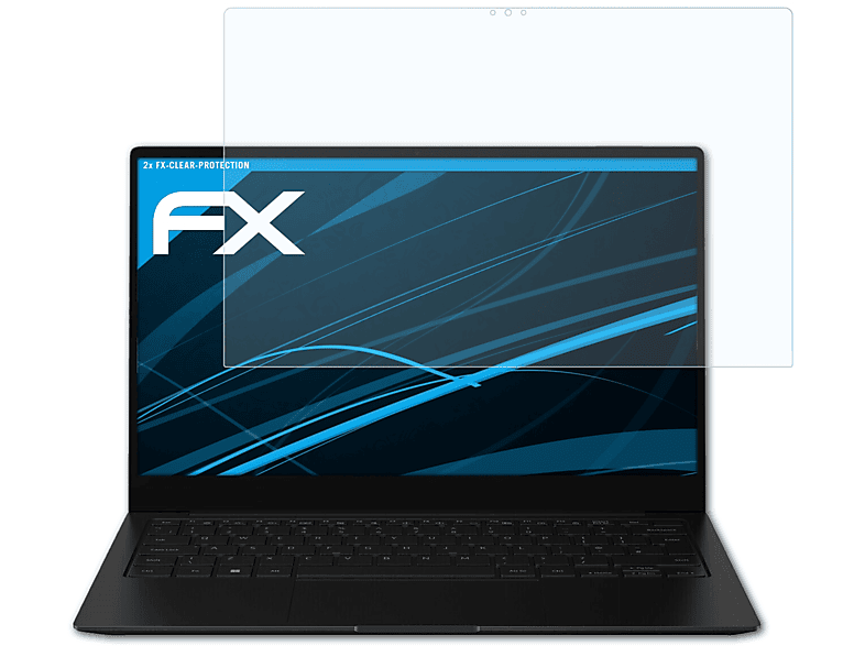 ATFOLIX 2x FX-Clear Displayschutz(für Galaxy Book2 Samsung Pro Inch)) (13