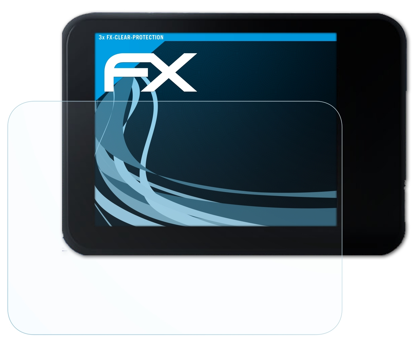 ATFOLIX 3x FX-Clear Displayschutz(für Xblitz Plus) 4K Move