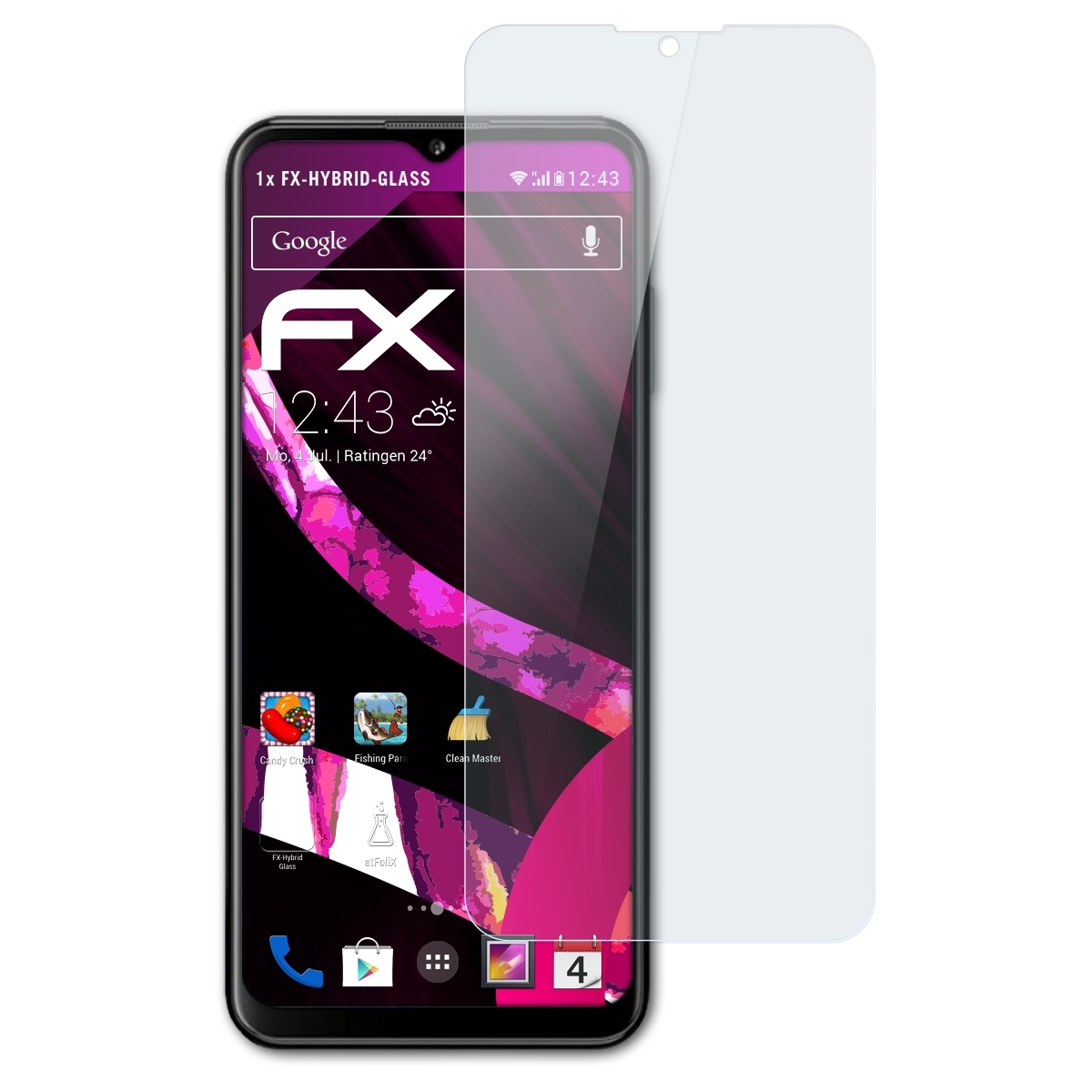 ATFOLIX FX-Hybrid-Glass Schutzglas(für G60 5G) Nokia