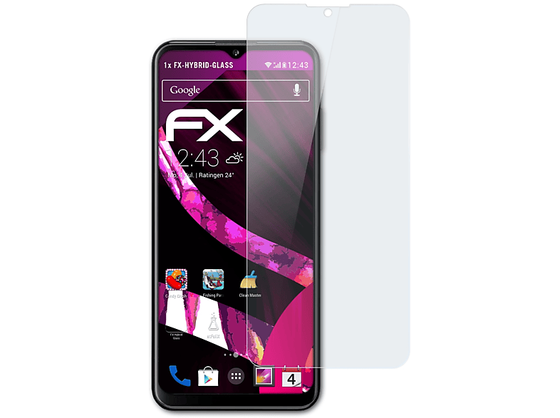 ATFOLIX FX-Hybrid-Glass Schutzglas(für G60 5G) Nokia