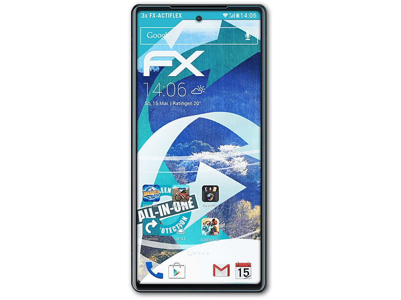 Pixel Google FX-ActiFleX 3x 6a) Displayschutz(für ATFOLIX