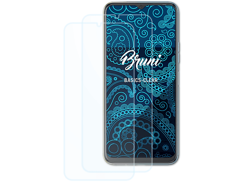 2x Tecno Spark BRUNI Basics-Clear 8P) Schutzfolie(für