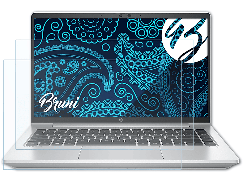 BRUNI 2x Basics-Clear Schutzfolie(für ProBook HP 440 G8)