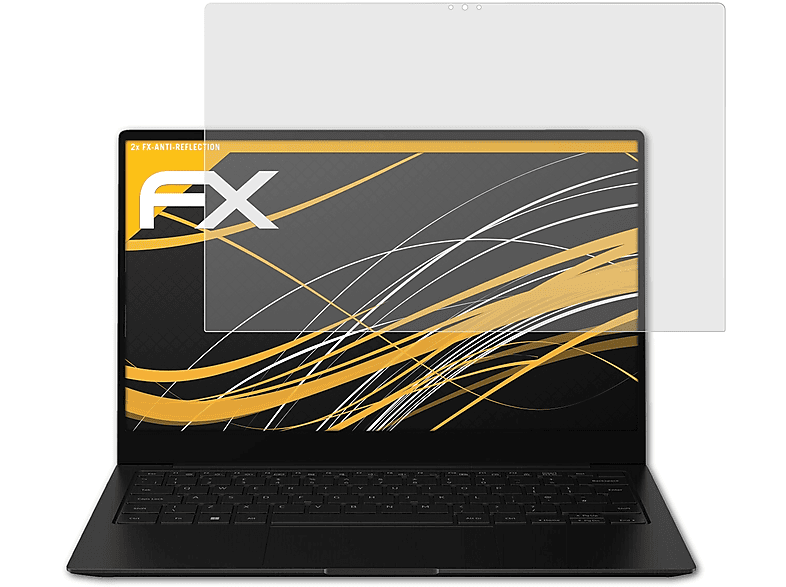 Inch)) FX-Antireflex Galaxy Displayschutz(für (13 Pro Book2 ATFOLIX 2x Samsung