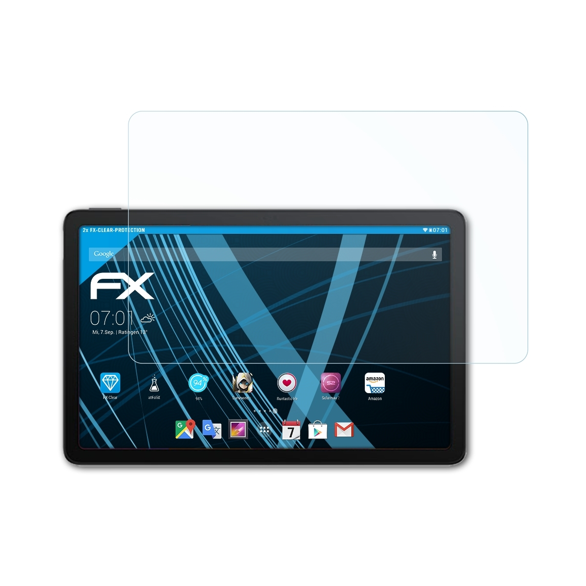ATFOLIX 2x 5G) Displayschutz(für Tab TCL Pro FX-Clear