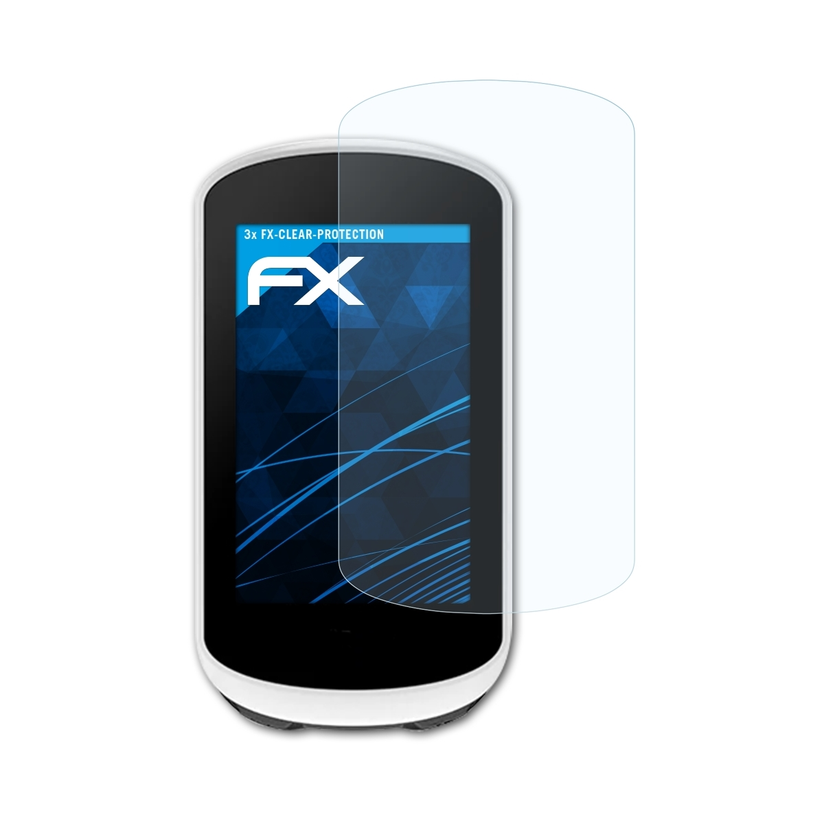Explore 3x 2) Edge FX-Clear ATFOLIX Displayschutz(für Garmin
