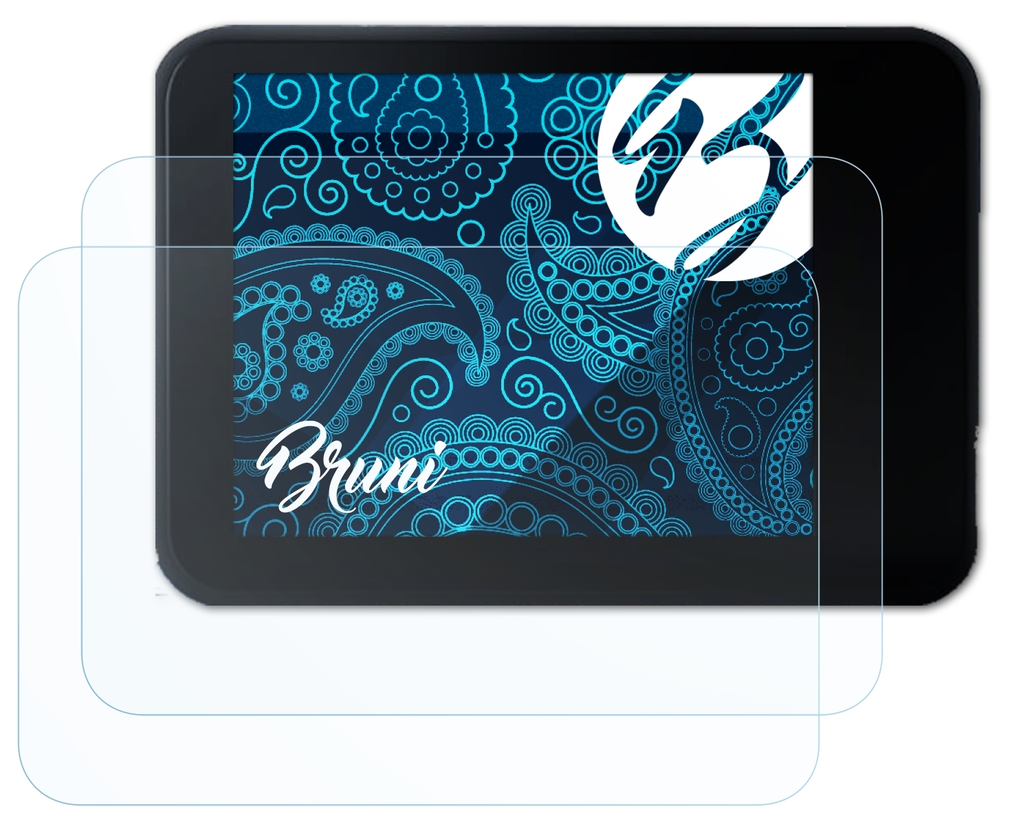 BRUNI 2x Basics-Clear Schutzfolie(für 4K Move Xblitz Plus)