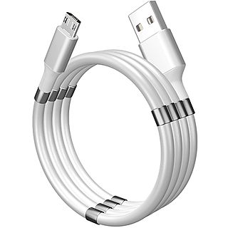 Cable Micro USB  - PK01 ITAL, Blanco
