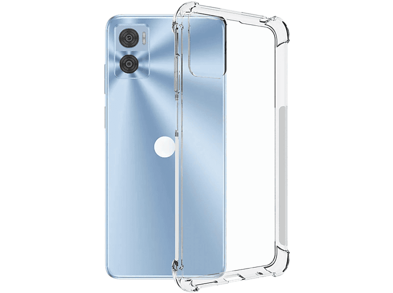 MTB MORE Transparent E22i, Case, ENERGY Backcover, Moto Moto Motorola, Armor Clear E22