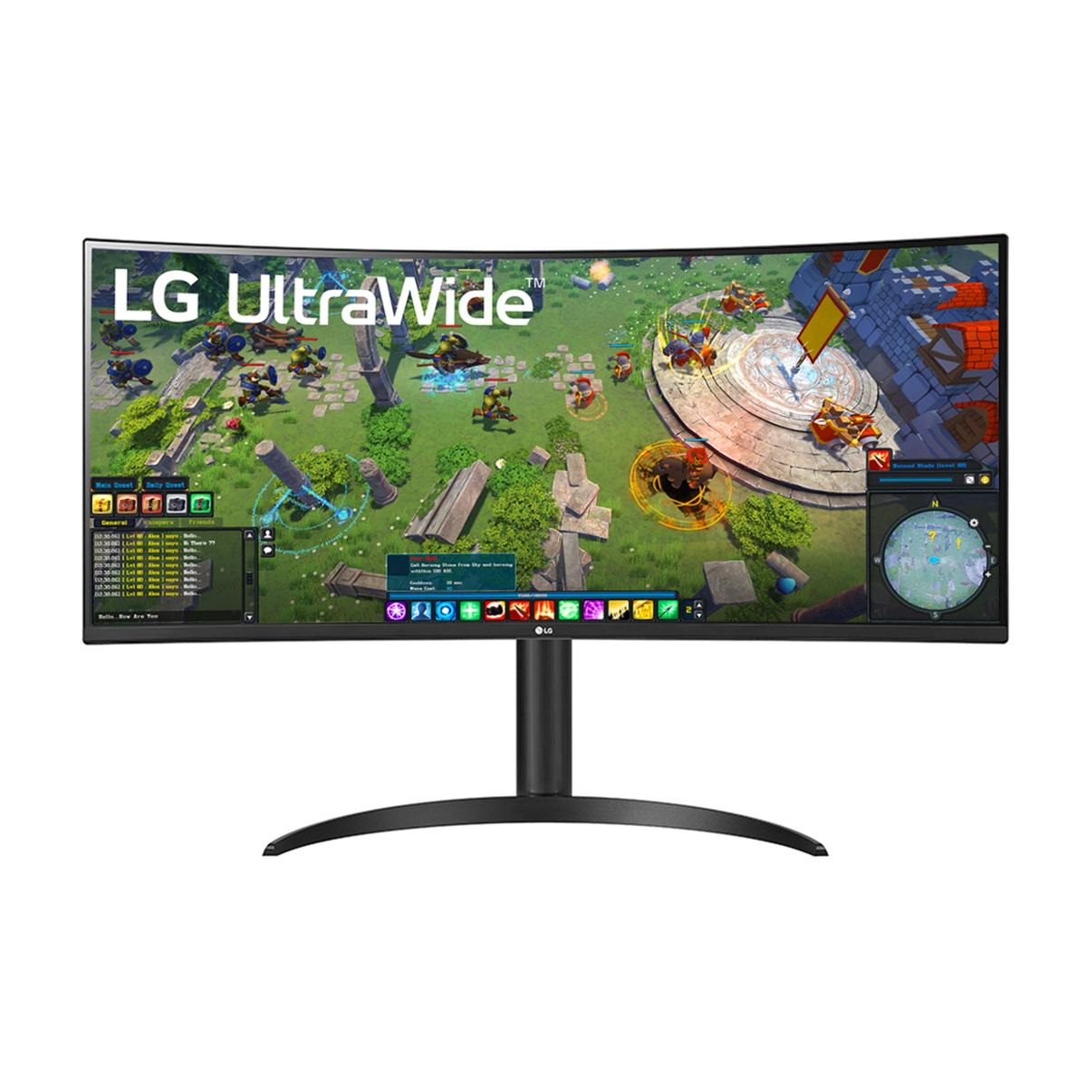 Monitor - 34WP65C-B LG, 34 ", UWQHD, 5 ms, Displayport|HDMI|USB, Negro