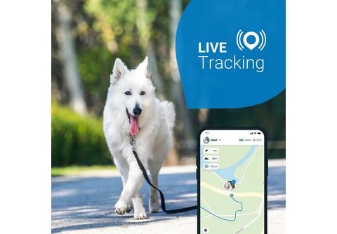 TRACTIVE GPS DOG 4. Tracker für Hunde (Blau) GPS Tracker