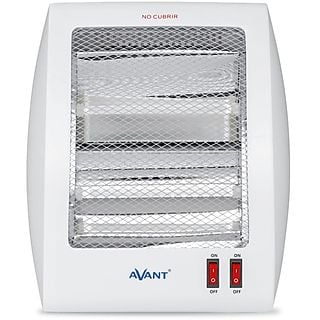 Estufa eléctrica - AVANT AV7554, 800 W, 2 niveles de calor, Gris
