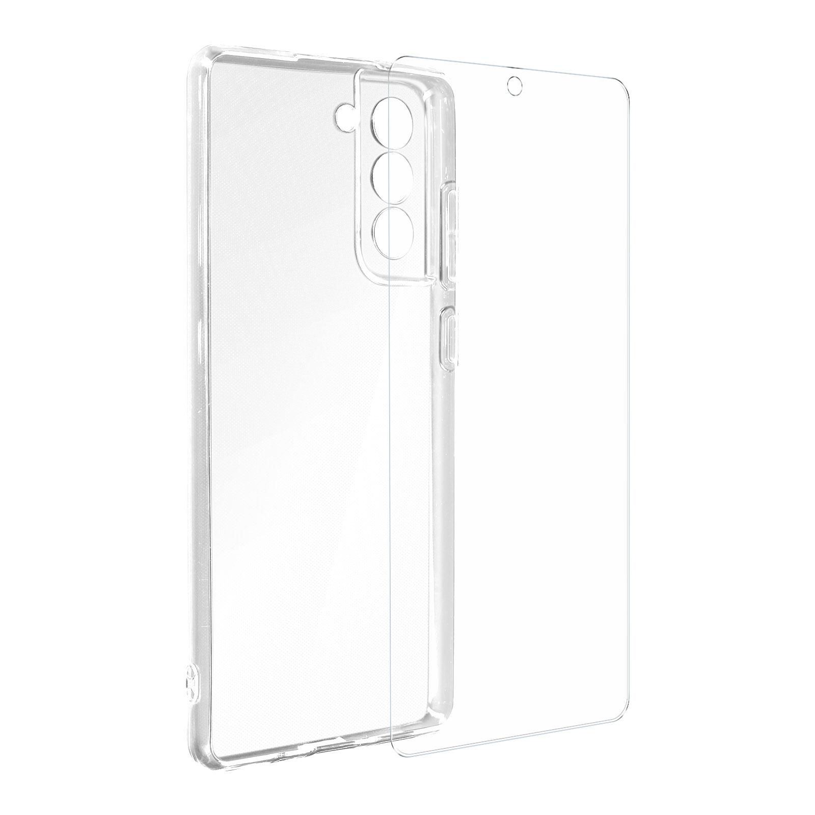 Transparent Set S21 Samsung, Backcover, Galaxy Series, FE, 4SMARTS