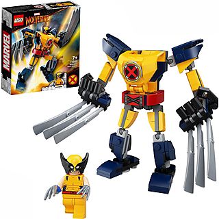 Juego de Construcción  - Armadura Robótica de Lobezno 76202 Marvel LEGO, 7A