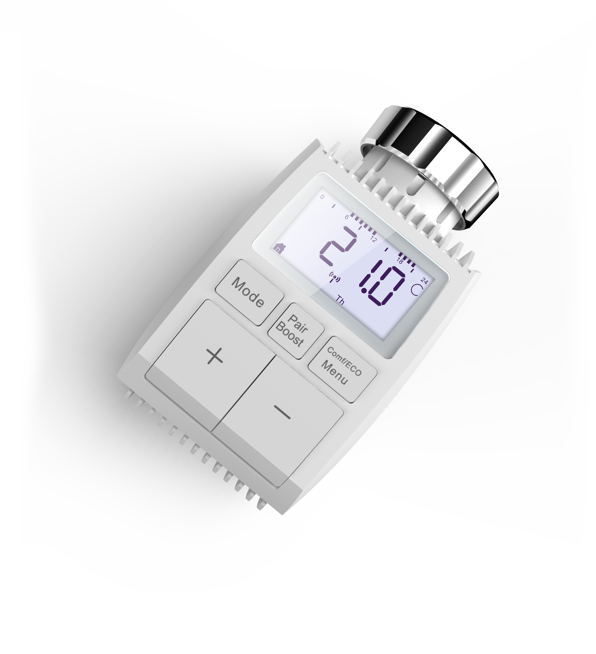 Smartes VALE Heizkörper-Thermostat TV01-ZG Smart weiss Thermostat,