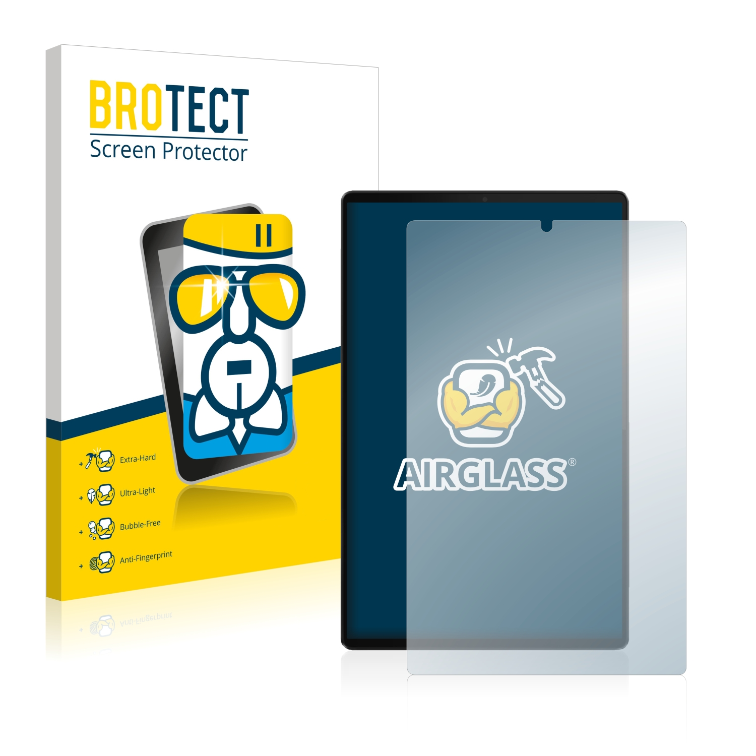 klare Tab FHD BROTECT Plus) Lenovo Airglass Schutzfolie(für M10