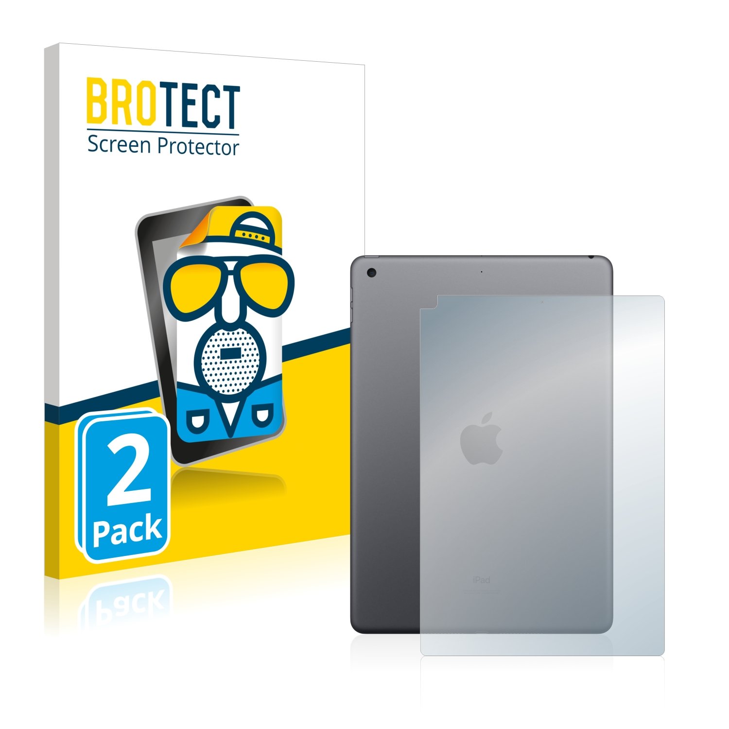Apple 2x (9. BROTECT matte Schutzfolie(für iPad 10.2″ WiFi Gen.)) 2021