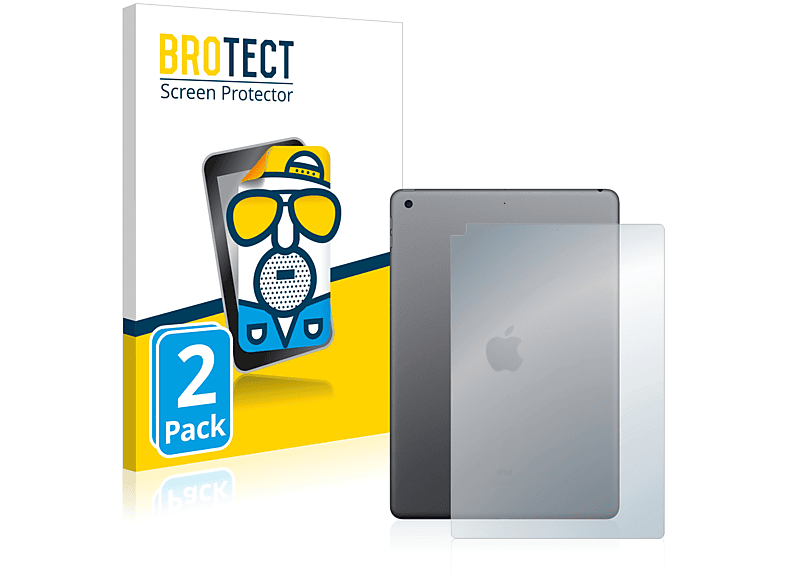 Apple 2x (9. BROTECT matte Schutzfolie(für iPad 10.2″ WiFi Gen.)) 2021