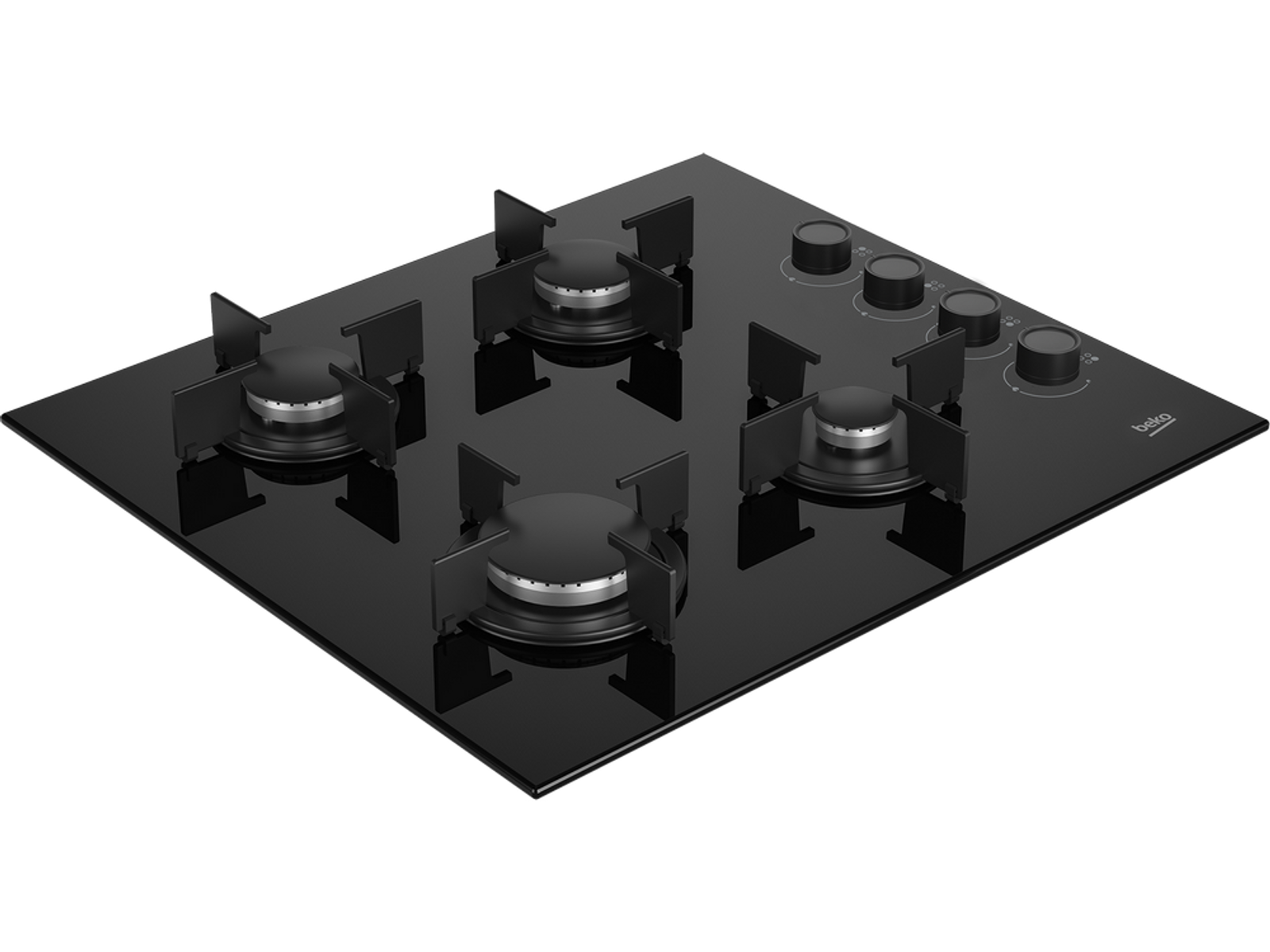 PIANO COTTURA BEKO HING 64120 SB, 4 zone cottura, 646 mm x 524 mm ...