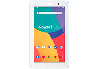 Tablet  - 1T 2021 ALCATEL, Memoria interna 16GB ROM + 1G RAM. Capacidad de almacenamiento externo de hasta 128 GB, Verde, 7 ", HD, 1 GB, Mediatek MT8321A/D (28 nm), Android 10