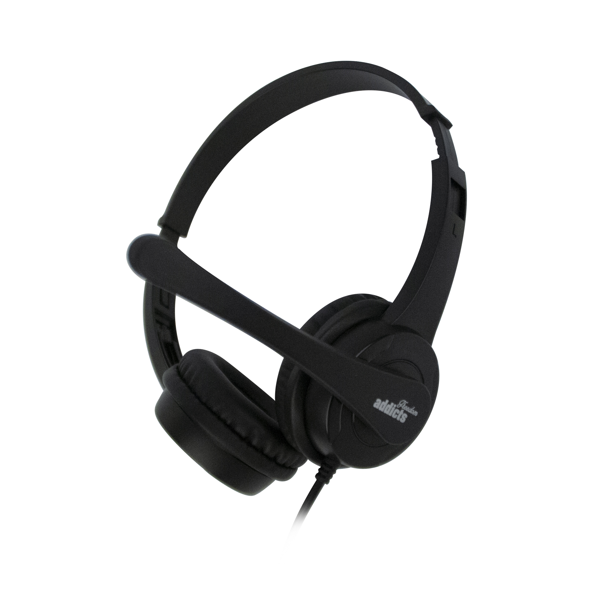 NGS VOX505USB, Over-ear Headset Schwarz mit Mikrofon
