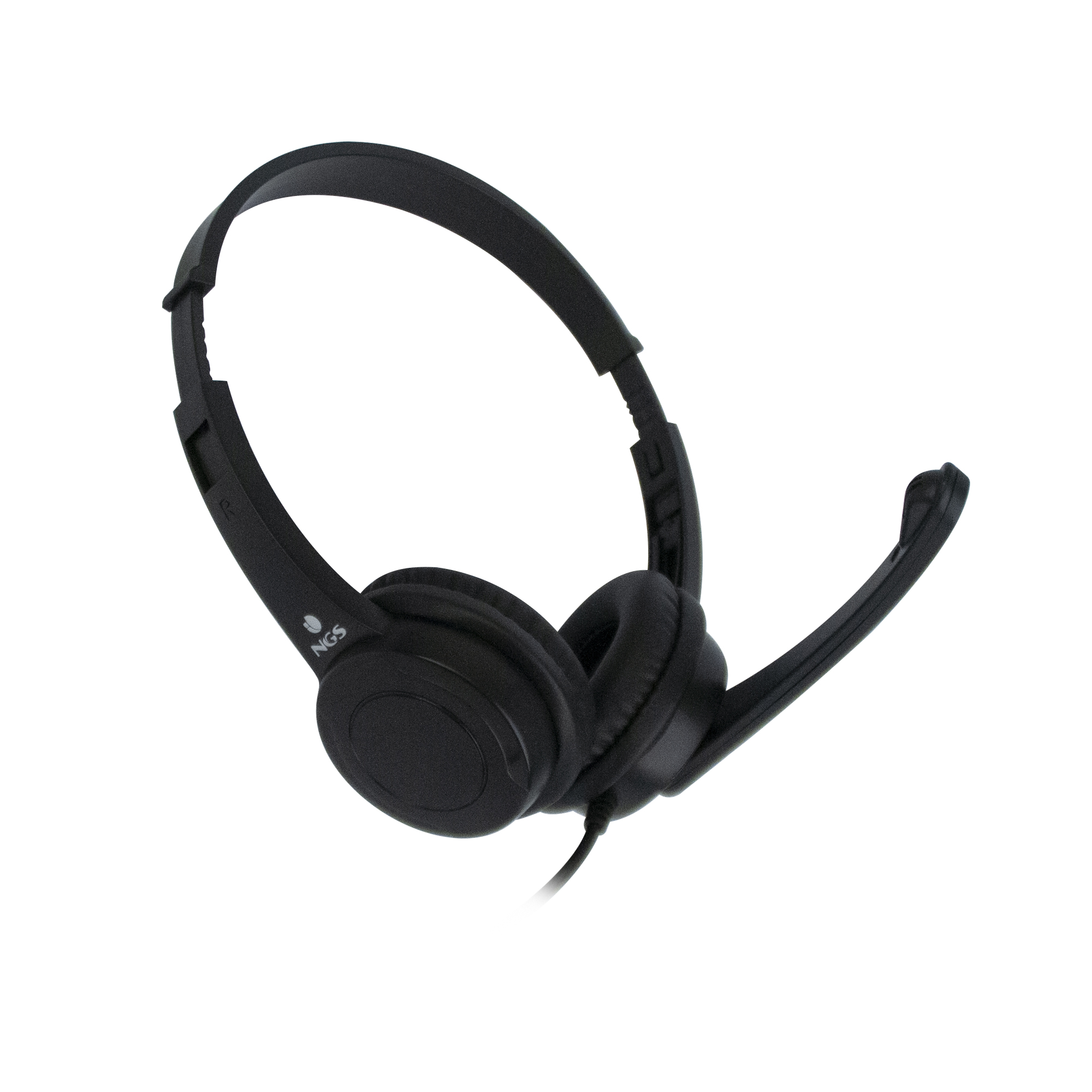 Headset Over-ear NGS Schwarz VOX505USB, mit Mikrofon