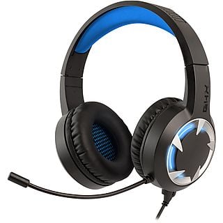 Auriculares gaming - NGS GHX-510, Circumaurales, Negro/Azul