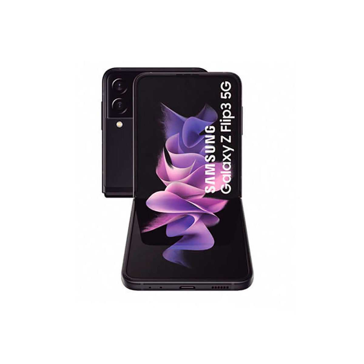 Móvil - Galaxy Z Flip3 5G SAMSUNG, Negro, 128 GB, 8 GB, 6,7 ", Qualcomm Snapdragon 888 5G (5 nm)