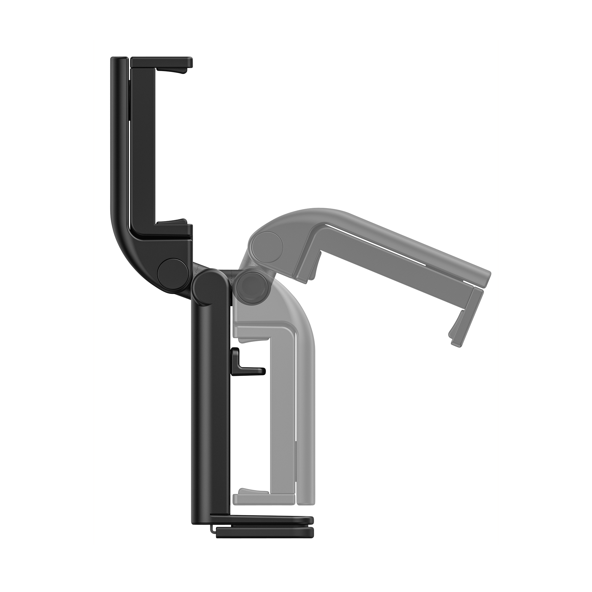 XLAYER Travel Buddy verstellbare Klemmhalterung 360°Drehbar Handyhalterung, Schwarz