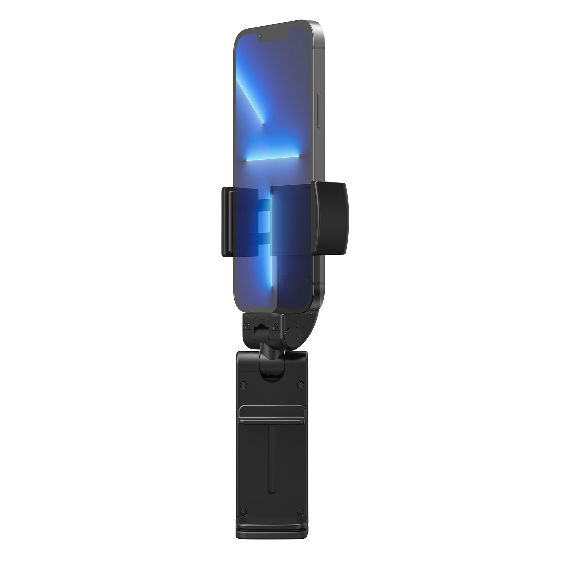 XLAYER Travel Buddy verstellbare Klemmhalterung 360°Drehbar Handyhalterung, Schwarz